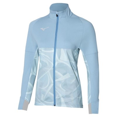 Cazadoras Mizuno Paris Athlete Hybrid Warm Up Mujer - Azules Claro - Chile M648DUBVFS